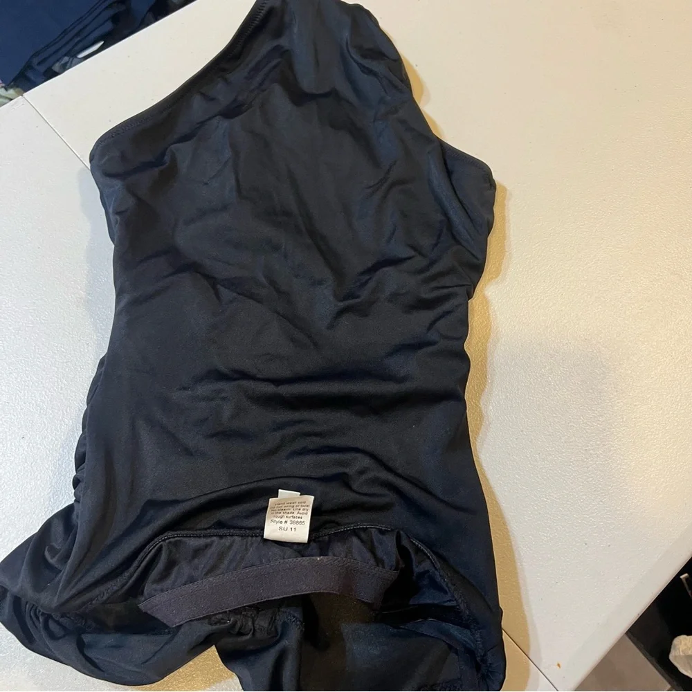 J Crew Swim 2 DD Cup Underwire Tank Black $114  NEW - Picture 5 of 6